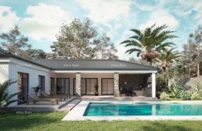 In vendita terreno edificabile con progetto – Barban (1.010 m²)