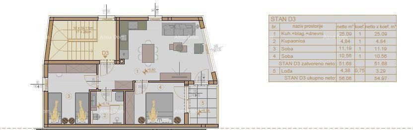 NEW BUILDING IN PULA – APARTMENT 54.97 m² 7