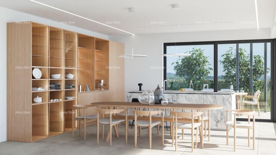 Kaštelir – moderna vila s bazenom in pogledom na morje 6