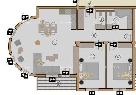 Appartamenti in vendita in un nuovo complesso residenziale in costruzione, vicino al tribunale, Pola! 11