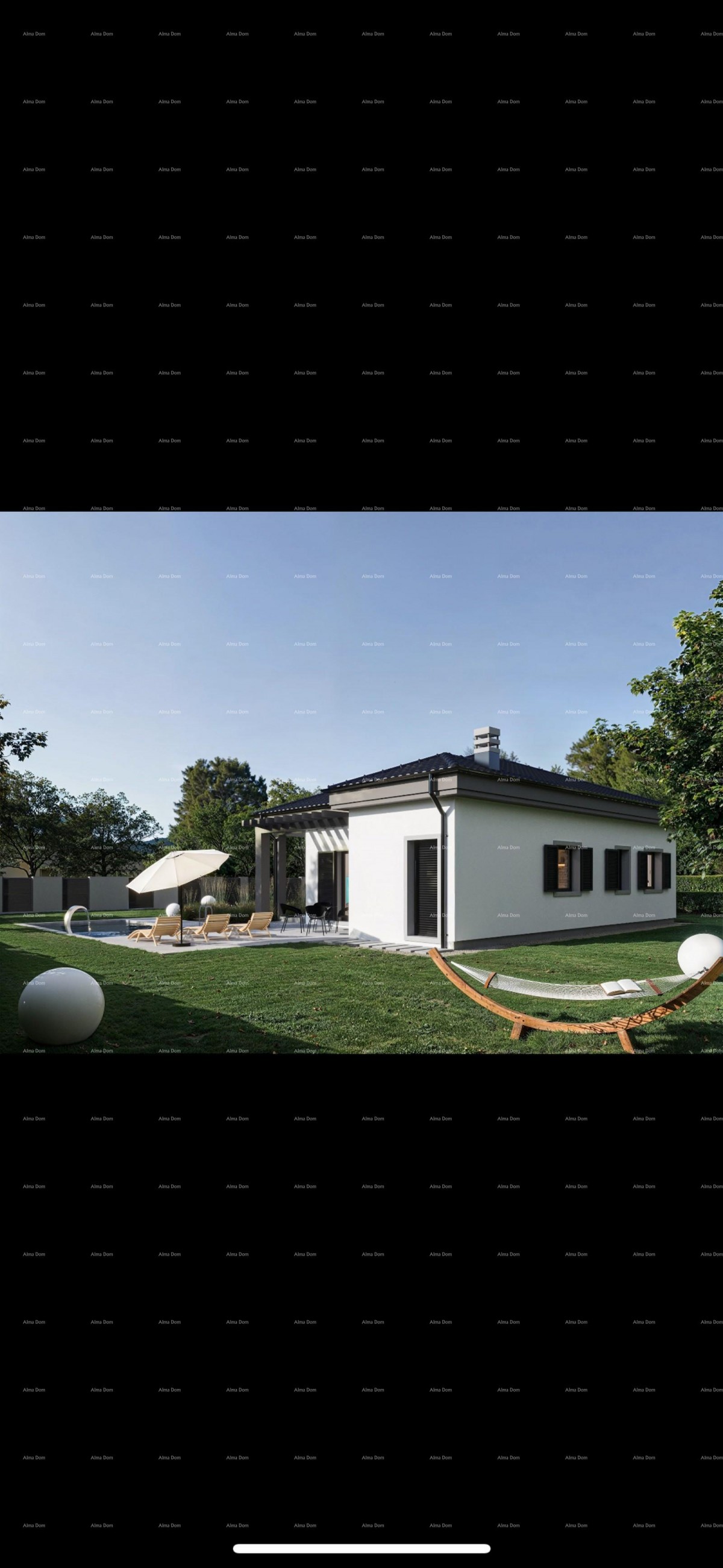 House in shell construction phase with a pool – a quiet location for the perfect family home or vacation. 6