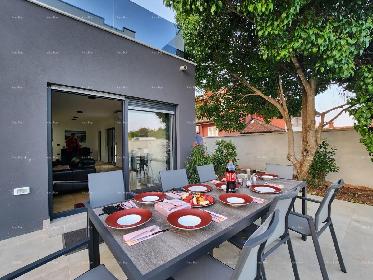 Istria, Ližnjan, 1 km dal centro di Medulin, nuova casa moderna con piscina per le vacanze. 2