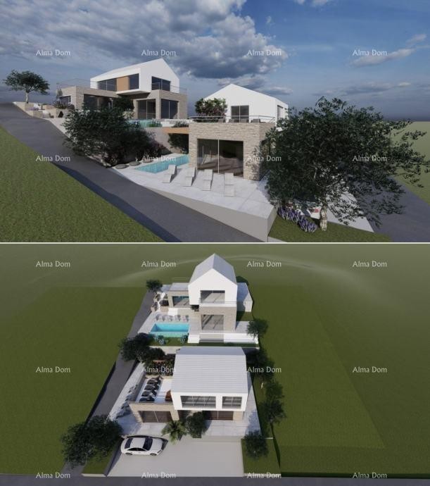 Građevinsko zemljišče s gradbenim dovoljenjem, 100 m oddaljeno od morja, Brač! 2