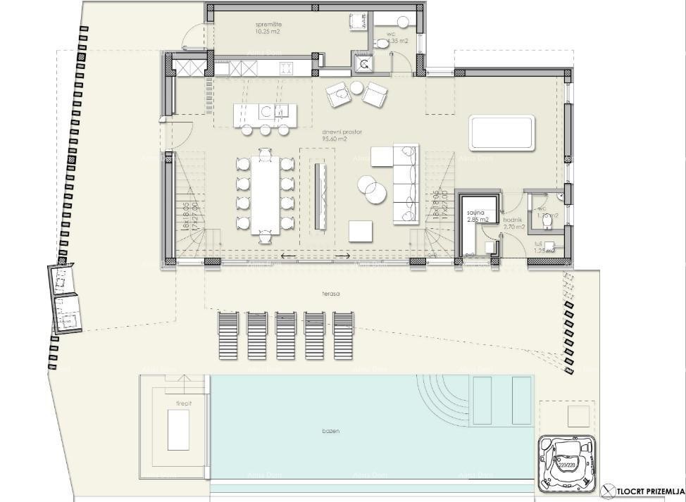 Modern villa for sale, Kaštelir. 43