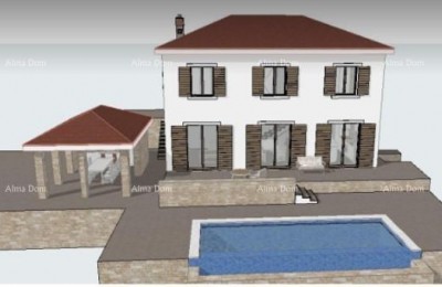 Sale -- attractive construction land with a valid permit, Svetvinčenat!