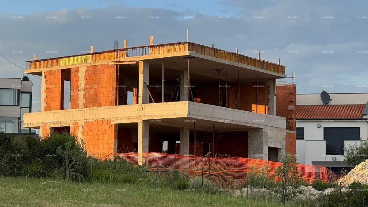 Mukalba, Medulin, Prodaja kuće u roh-bau fazi s pogledom na more 11