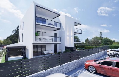 Sale of apartments with a sea view in a new residential project, Peroj!