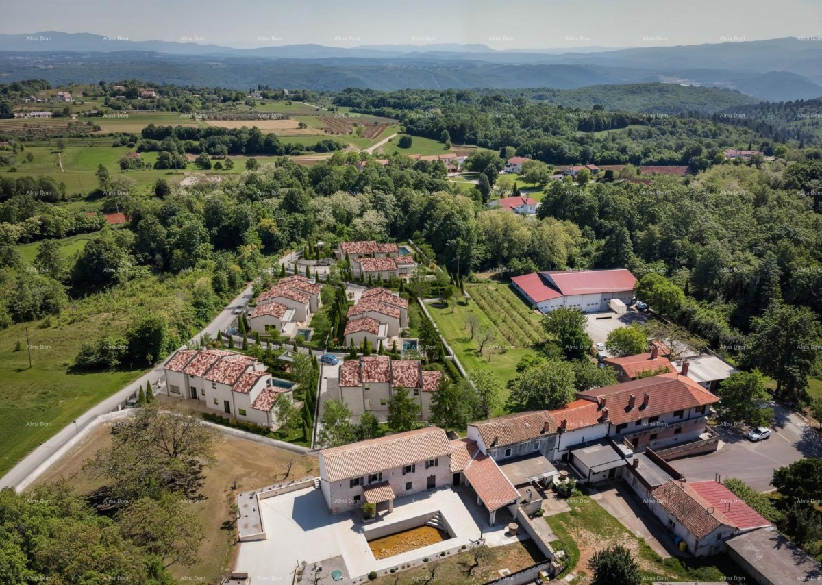 Novo! Prodaja velikog građevinskog zemljišta s projektom izgradnje stambenog naselja, Barban! 2