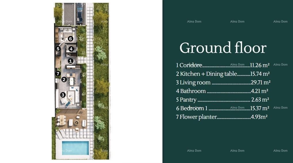 Продажа современных вилл в красивом жилом районе Умага 9