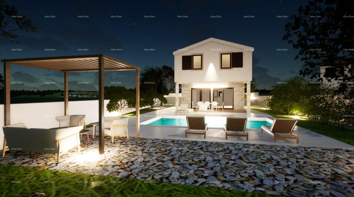 Sale of a modern house with a pool in a quiet and beautiful Istrian location,  Svetvinčenat! 29
