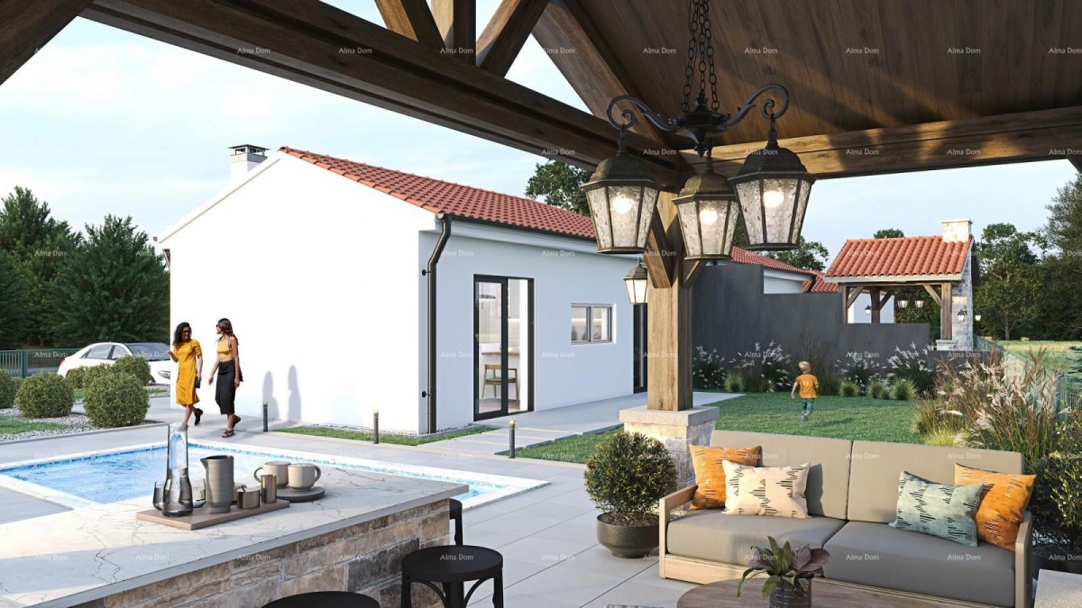 BARBAN, KOŽLJANI - New construction / Duplex, right part. Ecological place 1