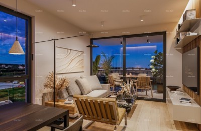 Pula! Edificio residenziale moderno con ascensore, vicino al centro. Appartamento con posto auto e cantina. s66