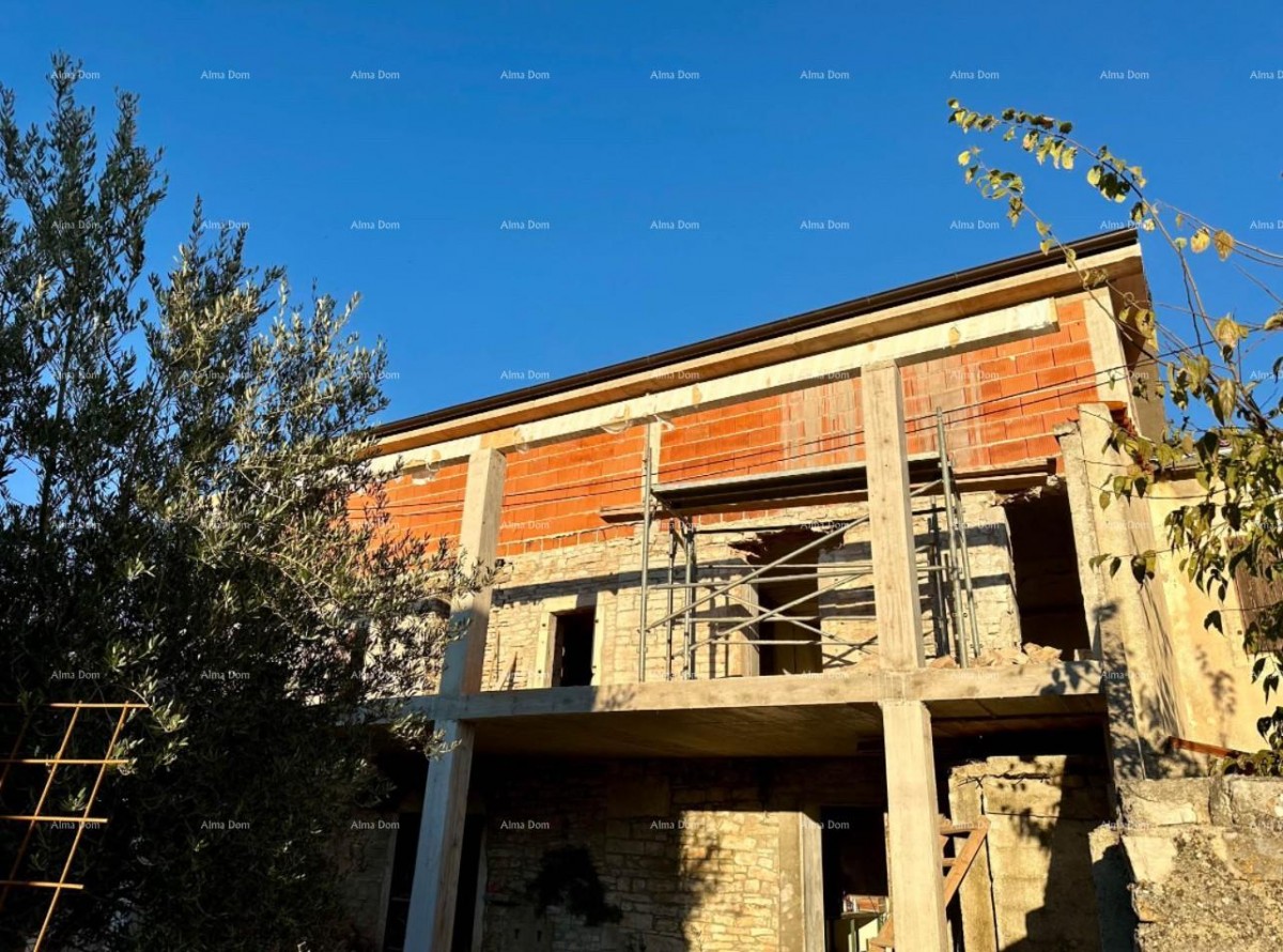 Stone house for renovation with project, Kanfanar! 5