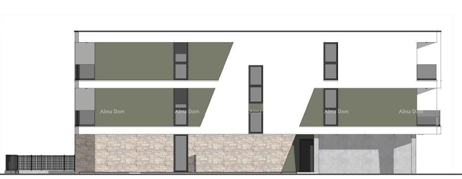 New Construction! Medulin! For Sale. Two New Buildings, 200 Meters to the Sea. Close Proximity to Hotel Medulin. 5