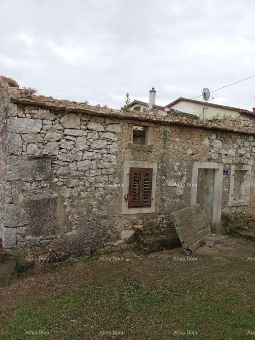 Vendita di una casa in pietra istriana da ristrutturare, con permesso di abitabilità, Kršan! 3