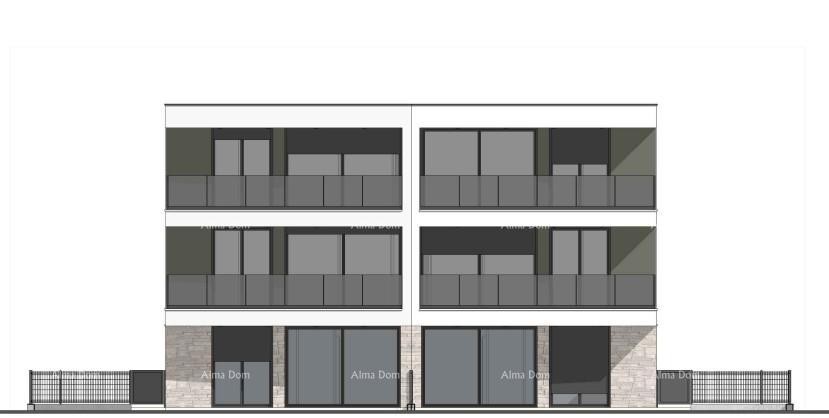 New Construction! Medulin! For Sale. Two New Buildings, 200 Meters to the Sea. Close Proximity to Hotel Medulin. 4