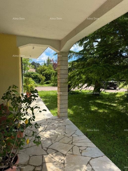 BUZET, PROSTRANA SAMOSTOJEČA HIŠA Z VELIKO OKUŽNICO IN POGLEDOM NA MORJE 10