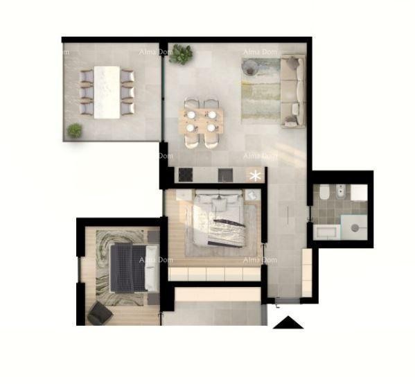 UMAG! Modern apartment in a top residential complex near the sea, S41 7