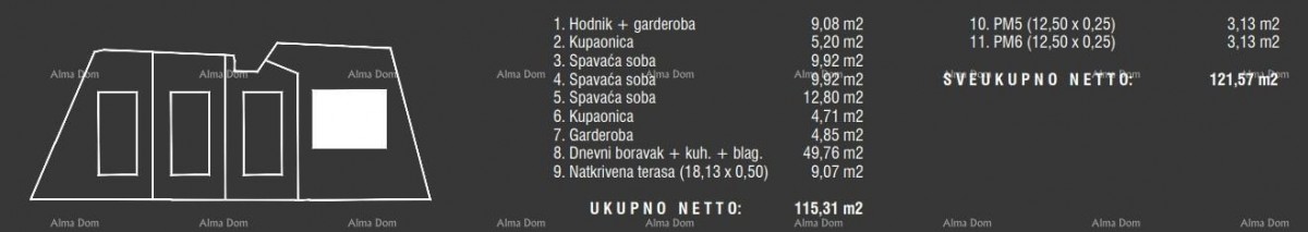 Prodaja stanov v moderni novogradnji s bazenom, Fažana! 10