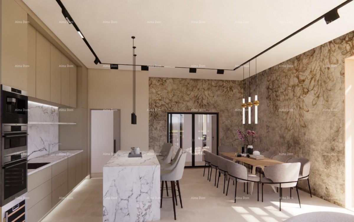 Ville di lusso in vendita, design moderno con piscine, dintorni di Dignano! VA 8