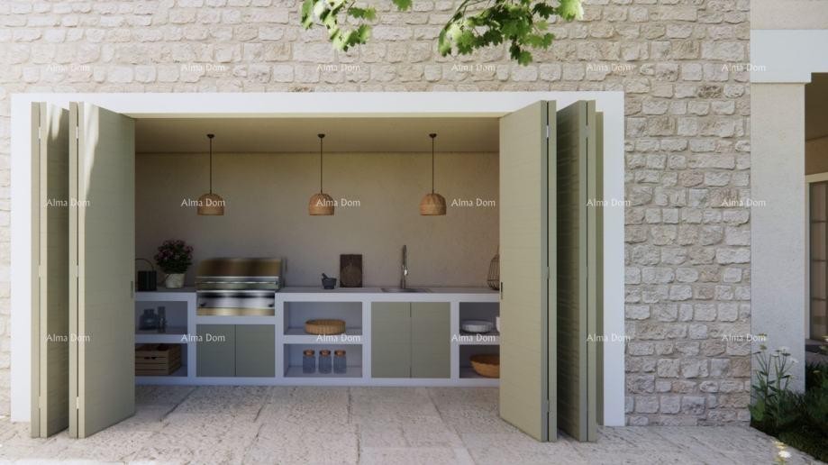 Prodaja - kombinirano zemljišče z idejnim projektom in pogledom na morje, Grožnjan! 3