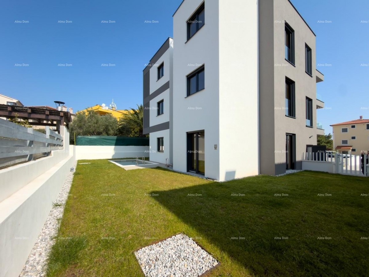 RESERVED - ПРЕМАНТУРА — квартира с садом и бассейном, 500 м от моря (101) 13