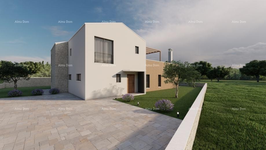 Građevinsko zemljište s projektom vile s bazenom, Rebići 9