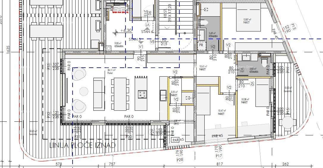 Apartments for sale in a new project, Umag 2