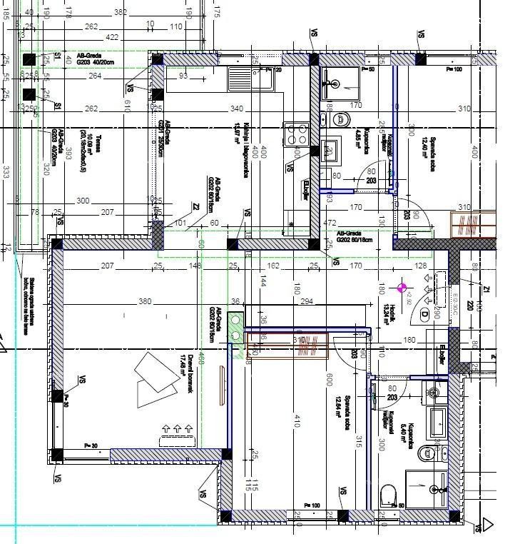 Moderno trilocale con grande terrazza e 2 posti auto 20