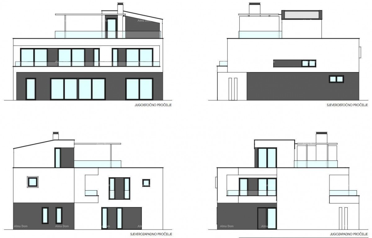 Villa con piscina e vista mare, Tar! 2