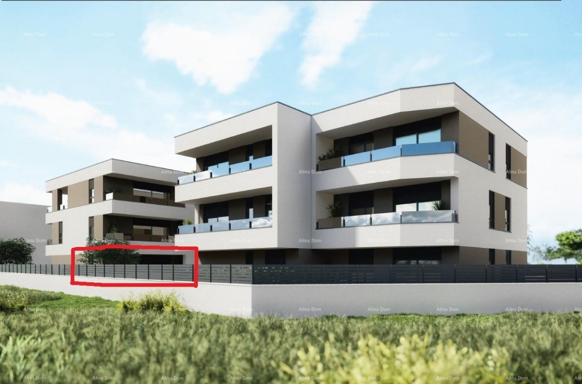 PULA, Valdebek - Ground floor apartment with garden in new building / B1 1