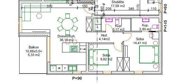 Vendita di appartamenti con vista mare e posti auto, in un nuovo progetto residenziale, Peroj! 21