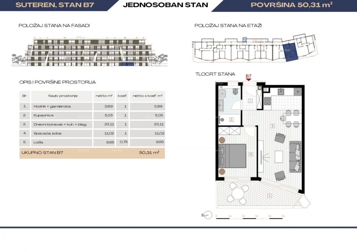 Sale of modern apartments in an exclusive building with a view of the marina, Pula! 8