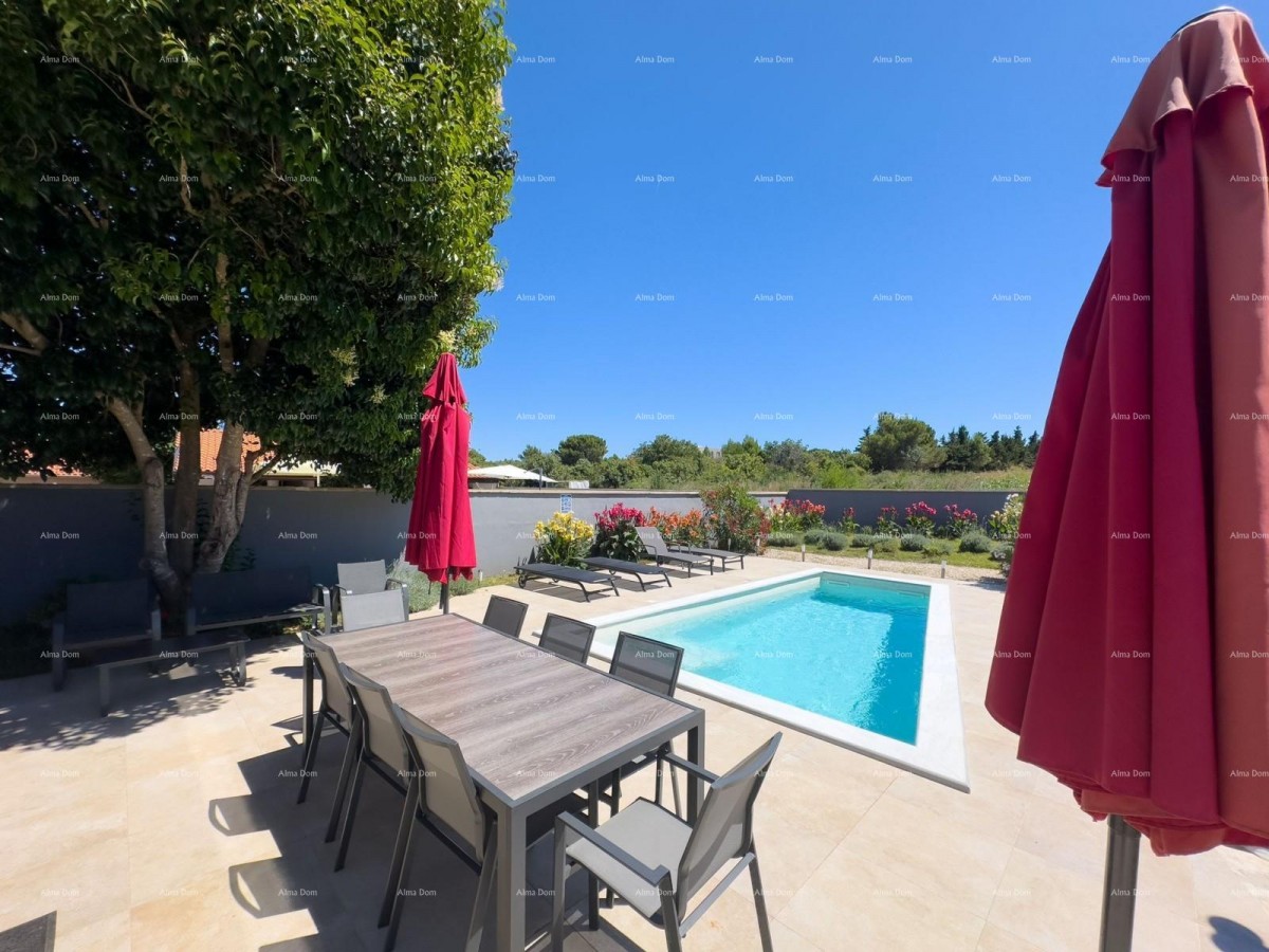 Istria, Ližnjan, 1 km dal centro di Medulin, nuova casa moderna con piscina per le vacanze. 46