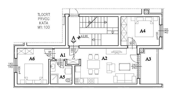 Vendita - Appartamento moderno in un nuovo complesso residenziale privato a Šijana, Pola! E-A 9