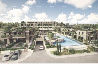 Apartments for sale in a new commercial and residential project, Poreč