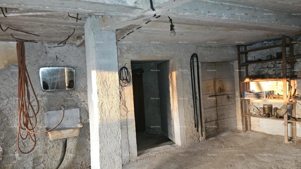 ŽMINJ (okolice) - odlična kamena kuća s dvorištem 12