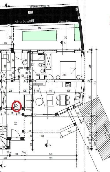 Prodaja - stan s terasom v novem stanovanjskem projektu, Ližnjan! S2 8
