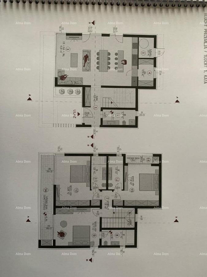 Banjole. Volme. Prodaja nove samostojeće  kuće na odličnoj lokaciji, blizina Marine! 3