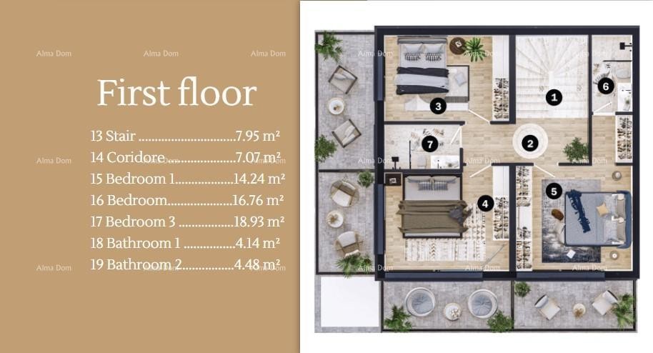 Продажа современных вилл в красивом жилом районе Умага 3