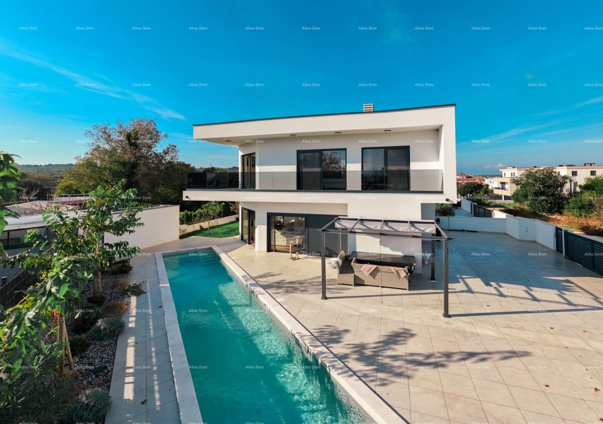 Vendita - villa nuova, moderna ed esclusiva con piscina, Volme, Pula! 12