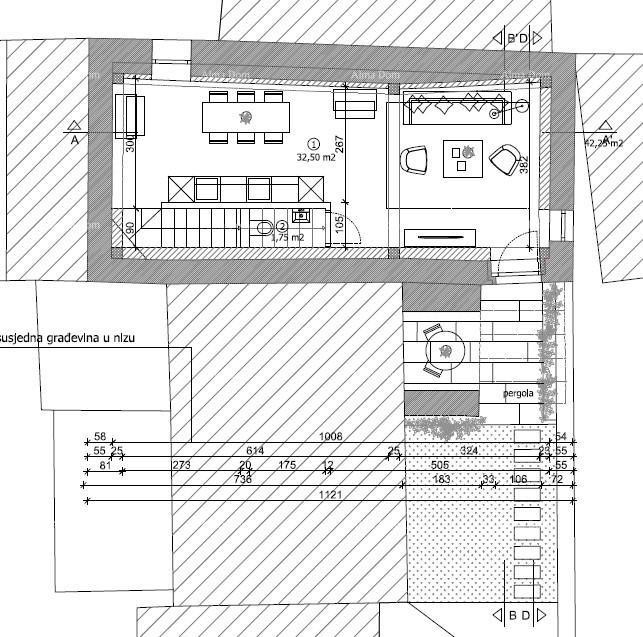 Продажа - Каменный истарский дом с проектом и подготовленной документацией – близость к Тиньяну! 7