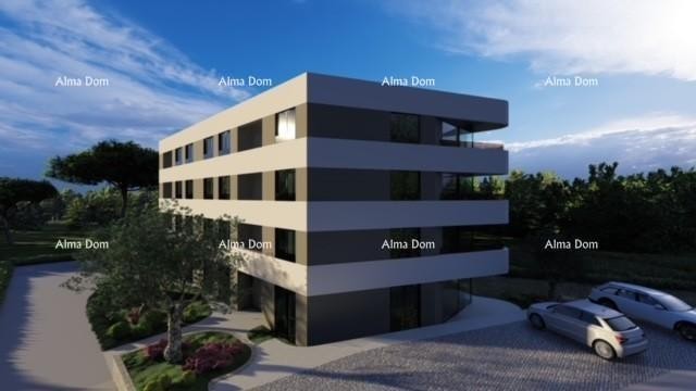 New Construction! Apartment, 70 m2, with a sea view and two parking spaces, Tar! 3