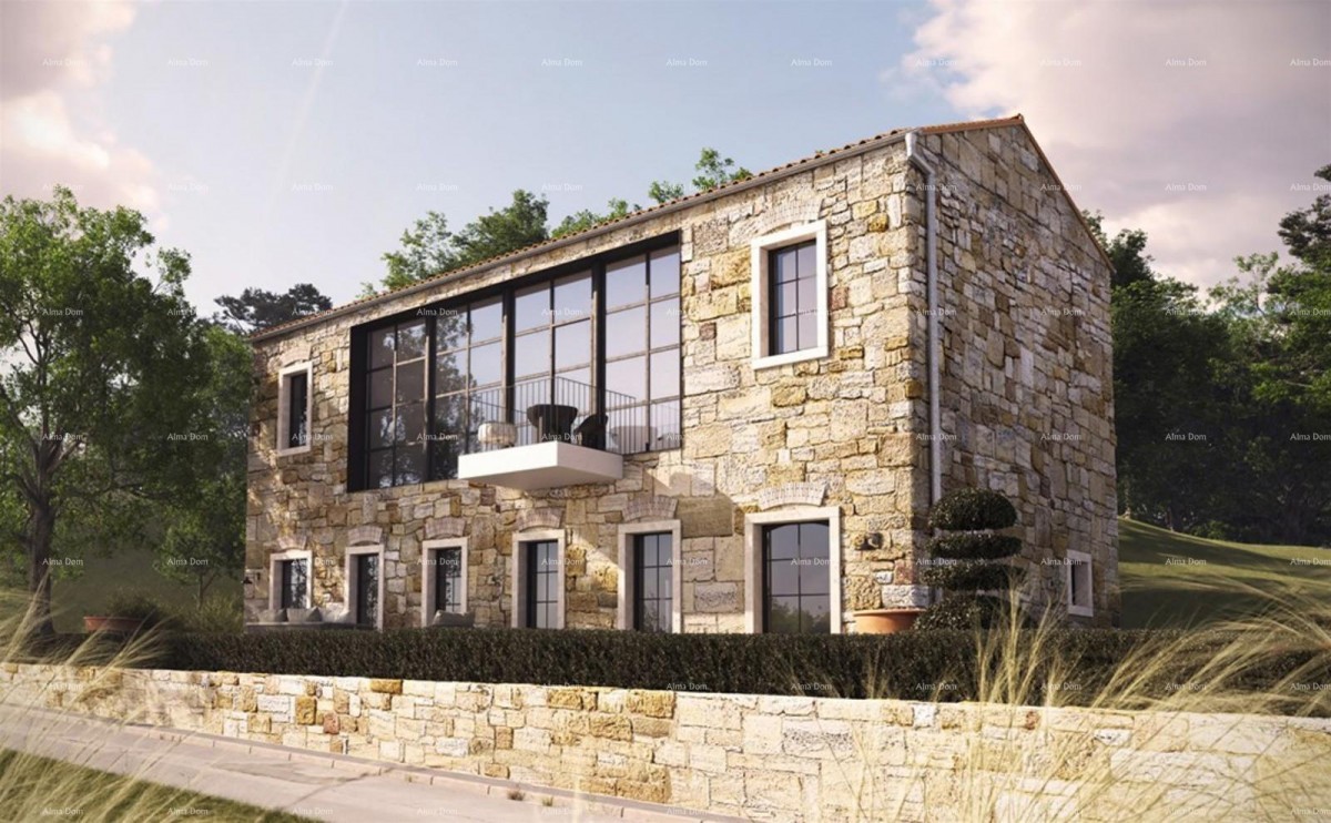 Prodaja - istarska kamena kuća u fazi renovacije, blizina Cerovlja! 2