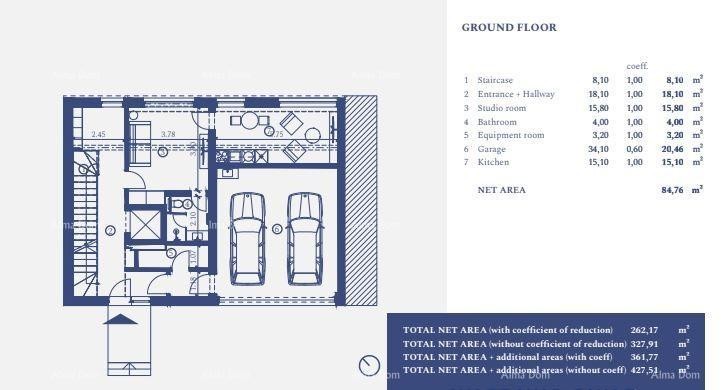 УМАГ, Самостоятельная вилла в роскошном курорте! Вид на море! V 42 18