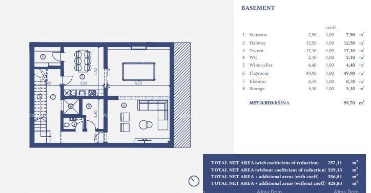 UMAG, Samostojeća vila u luksuznom resortu! Pogled na more! V 32 16