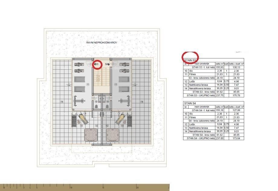 Роскошная двухуровневая квартира в Ровине – 237,75 м² (чистая 175,78 м²) 8