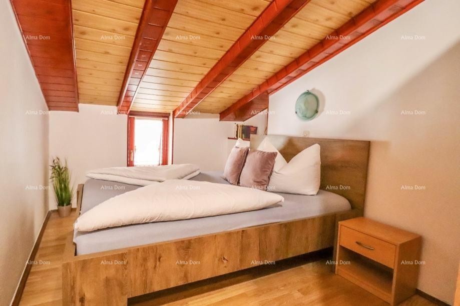 Beautiful apartment in Rovinj – 55 m², two-story, with a view of the old town 15