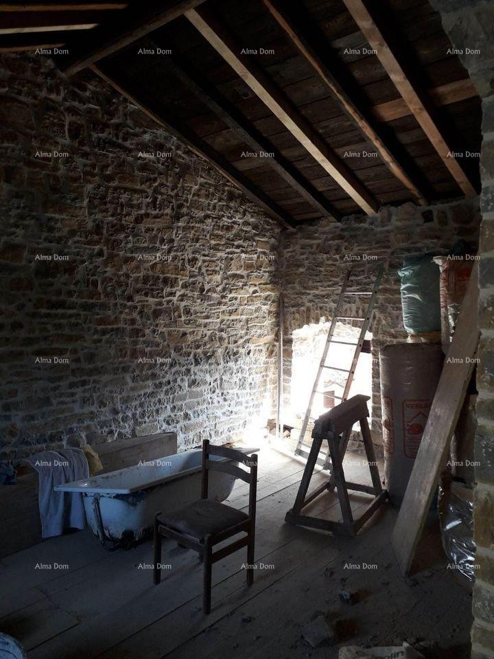 Prodaja kamene kuće u roh-bau fazi, Motovun! 4