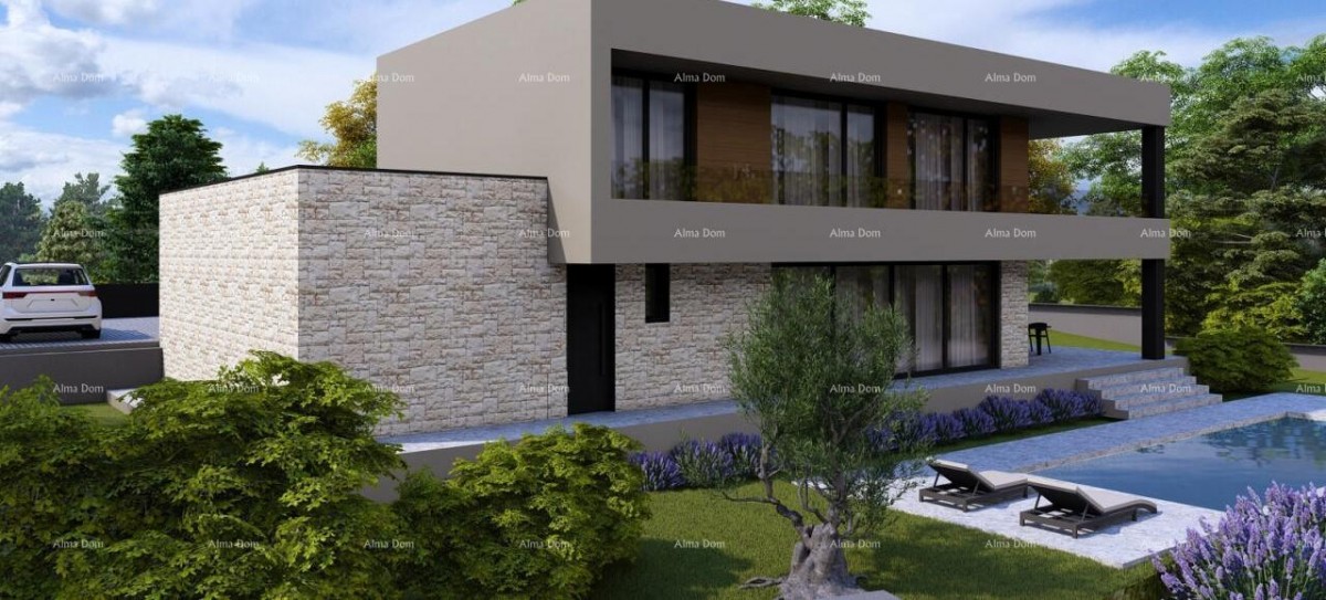 Građevinsko zemljišče z idejnim projektom – Poreč, Žbandaj, 963 m² 4